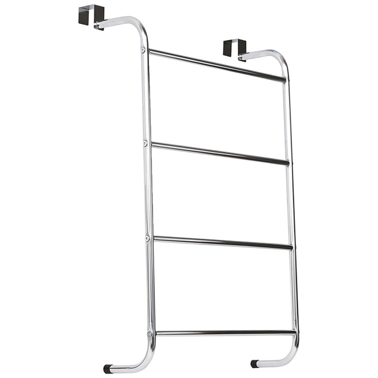 Evideco Four Bar OvertheDoor Towel Rack & Reviews Wayfair